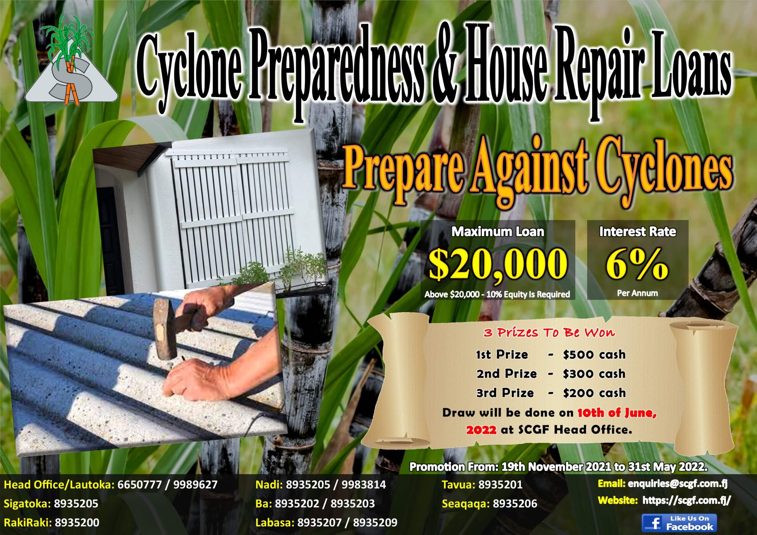 Cyclone Preparedness and House Repair..